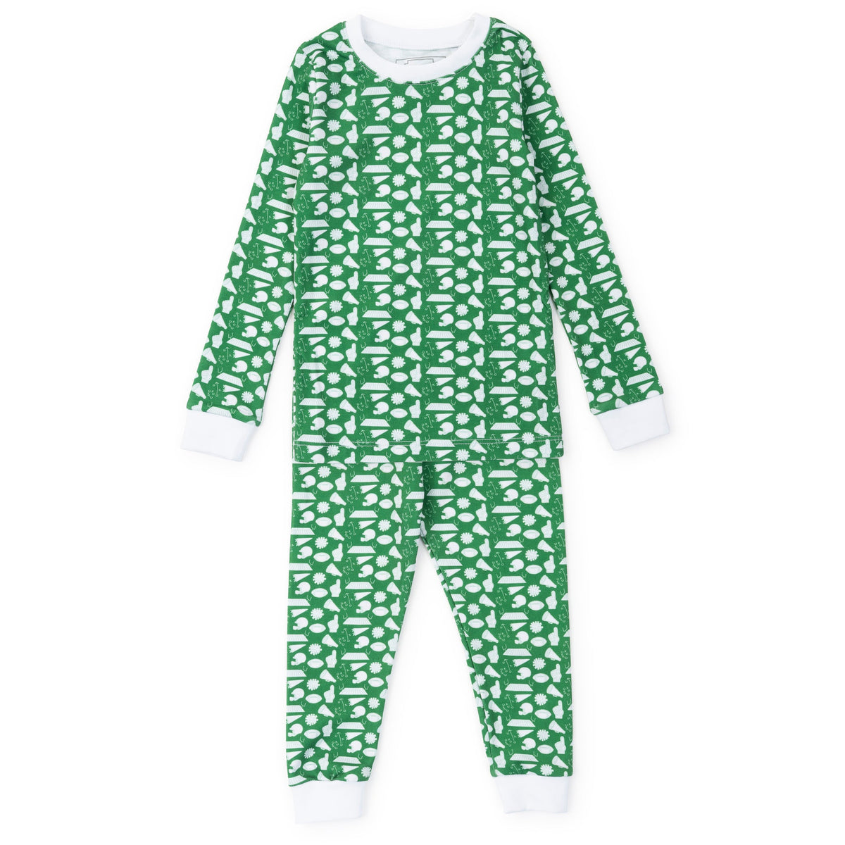 Everyday Grayson Pajama Pant Set - Pep Rally Green Kidswear
