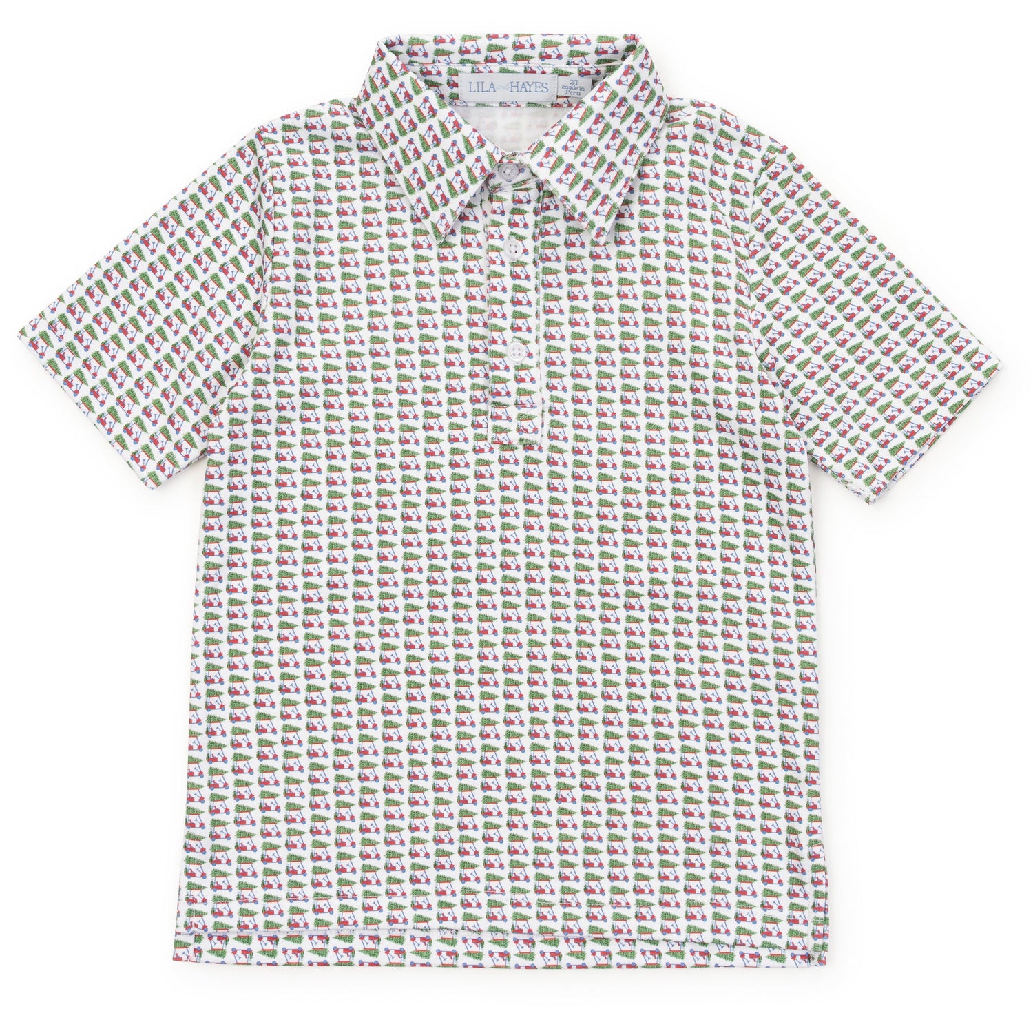 Griffin Boys' Polo - Christmas at the Club