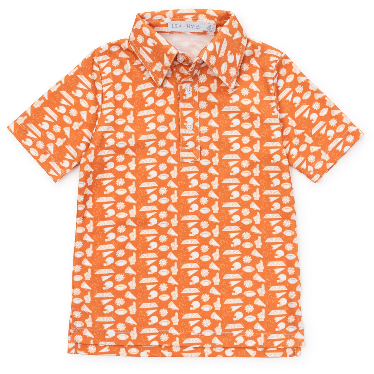 Everyday Griffin Boys' Pima Cotton Polo Golf Shirt - Pep Rally Orange Kidswear