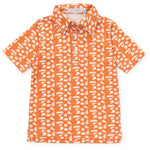 Everyday Griffin Boys' Pima Cotton Polo Golf Shirt - Pep Rally Orange Kidswear