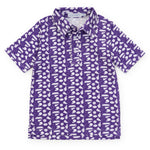 Everyday Griffin Boys' Pima Cotton Polo Golf Shirt - Pep Rally Purple Kidswear