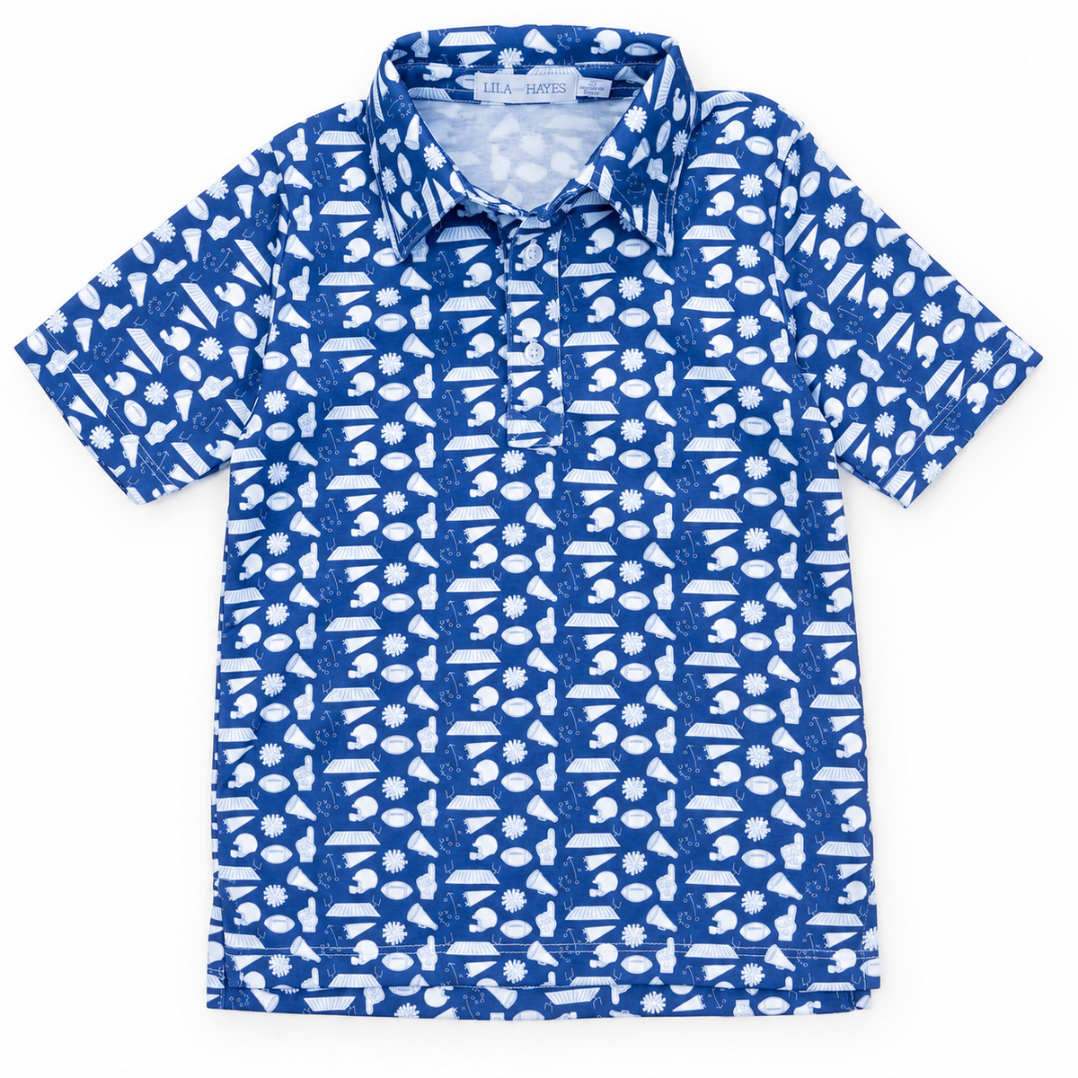 Everyday Griffin Boys' Pima Cotton Polo Shirt - Pep Rally Blue Kidswear