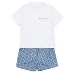 Everyday Hudson Boys' Short Set - Rustic Antlers Kidswear