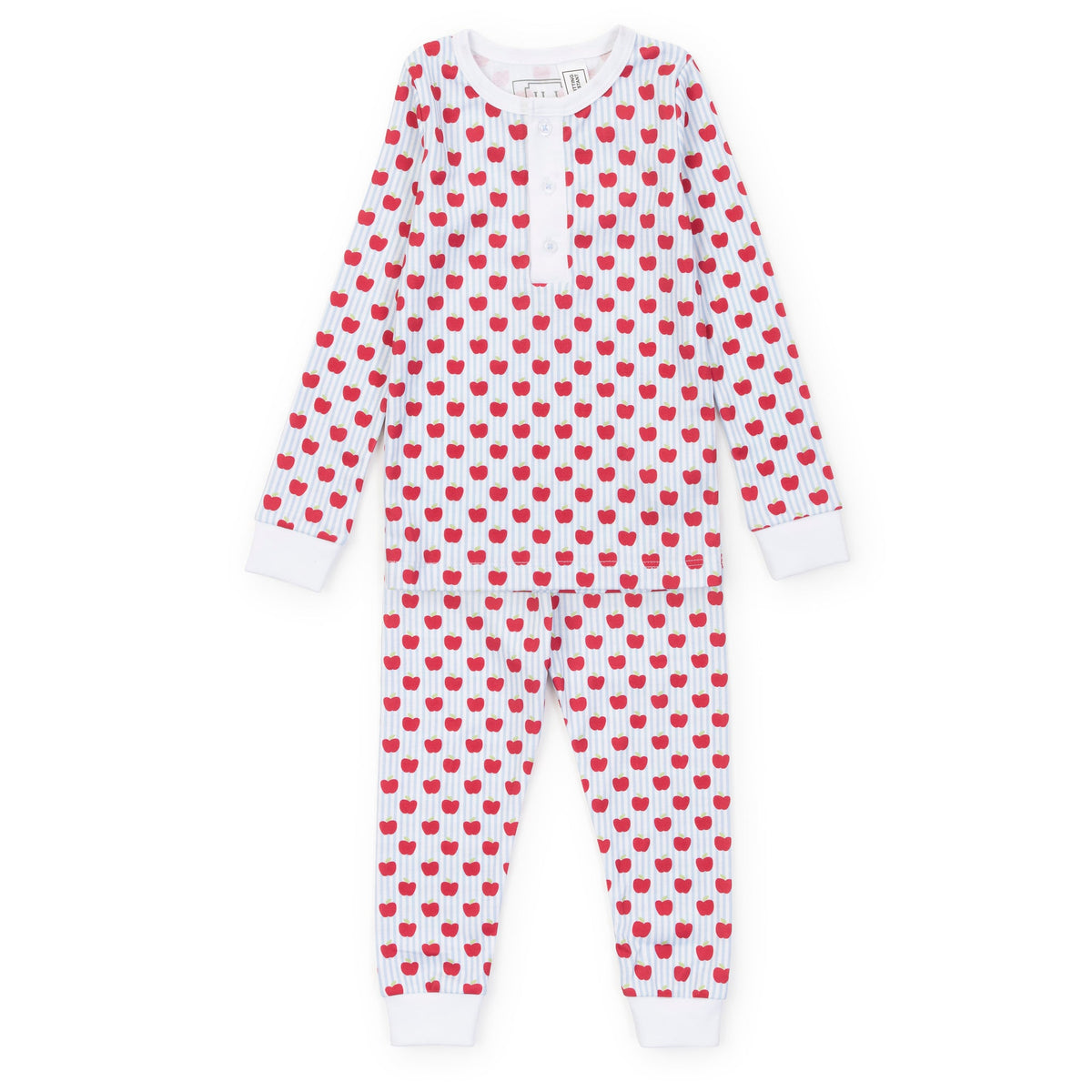 Everyday Jack Boys' Pajama Pant Set - Schoolhouse Apples Blue Kidswear