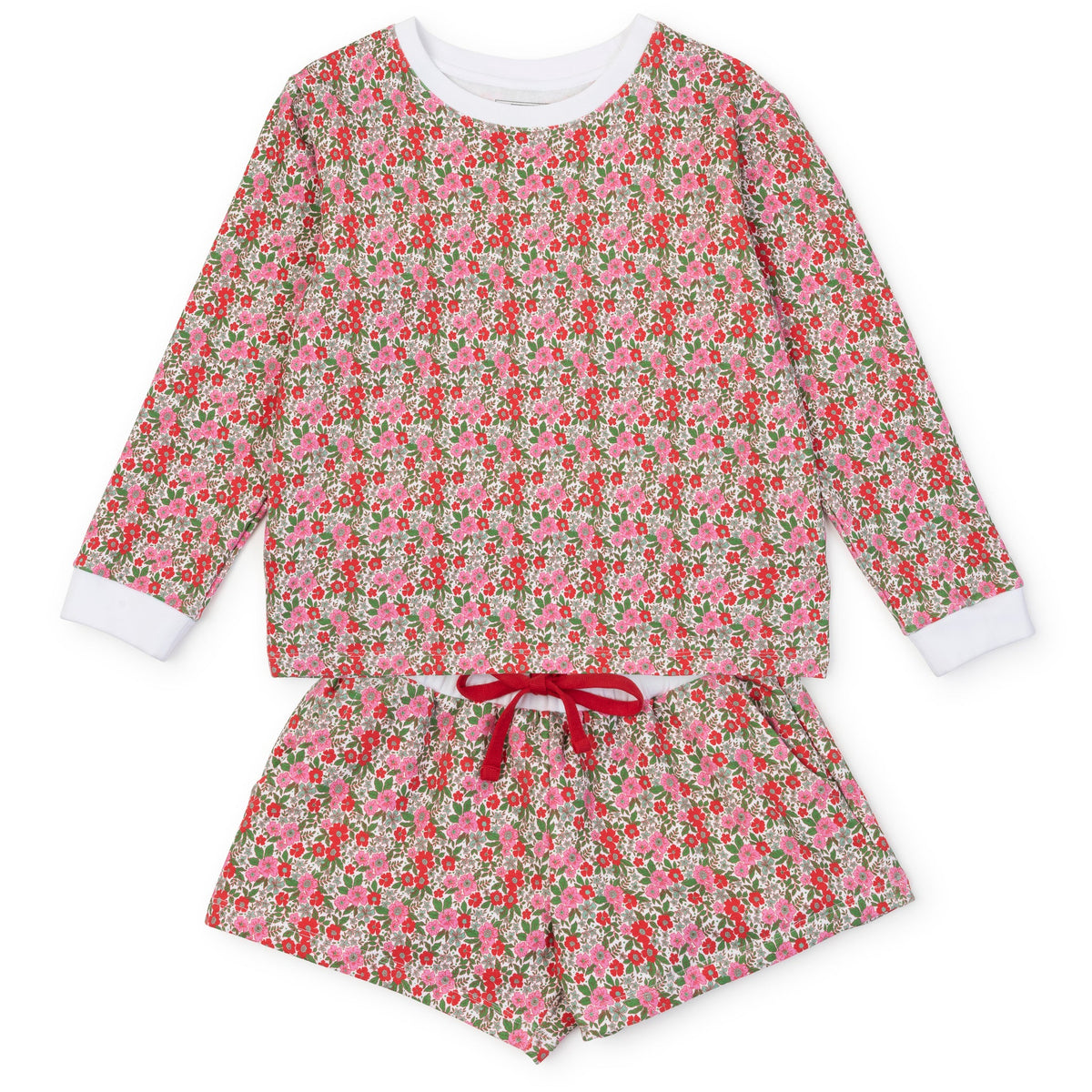 Everyday Janann Women's Sweatshirt Short Set - Floral Noel Kidswear