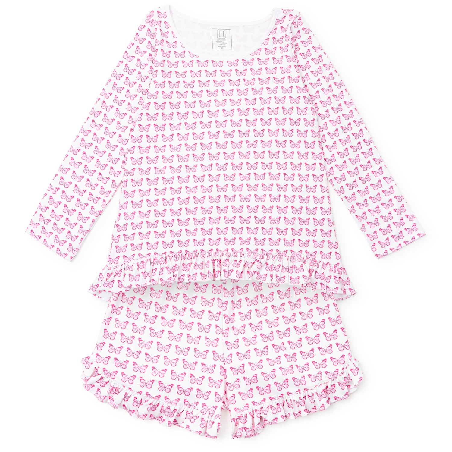 Kathryn Women's Pajama Short Set - Cartie Butterflies