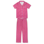Everyday Laney Women's Pima Cotton Pajama Pant Set - Christmas Candy Pink Kidswear