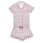 Everyday Claire Women's Pajama Short Set - Chi Omega Crest Kidswear