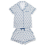 Everyday Claire Women's Pajama Short Set - Tri Delta Crest Kidswear