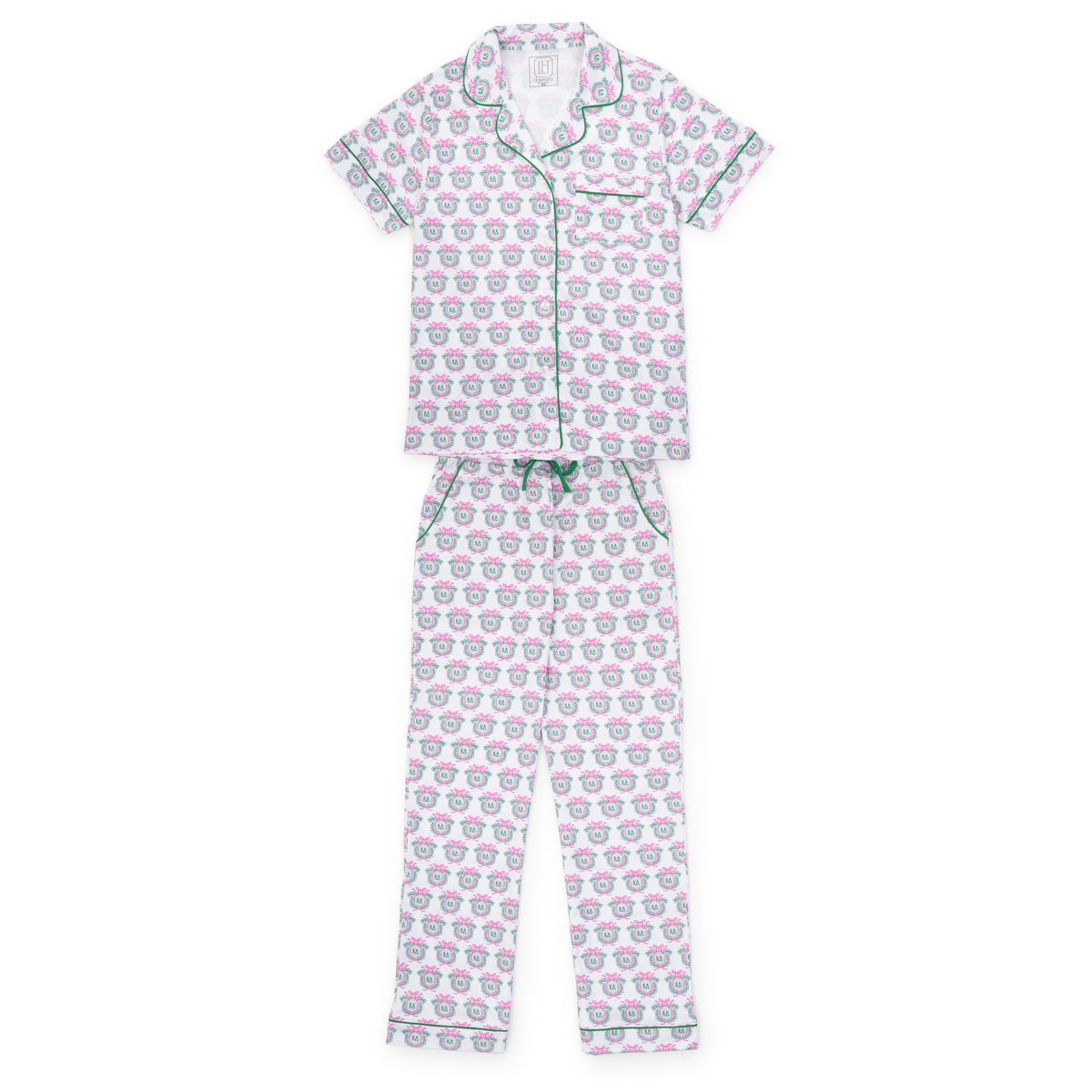Everyday Laney Women's Pima Cotton Pajama Pant Set - Kappa Delta Crest Kidswear
