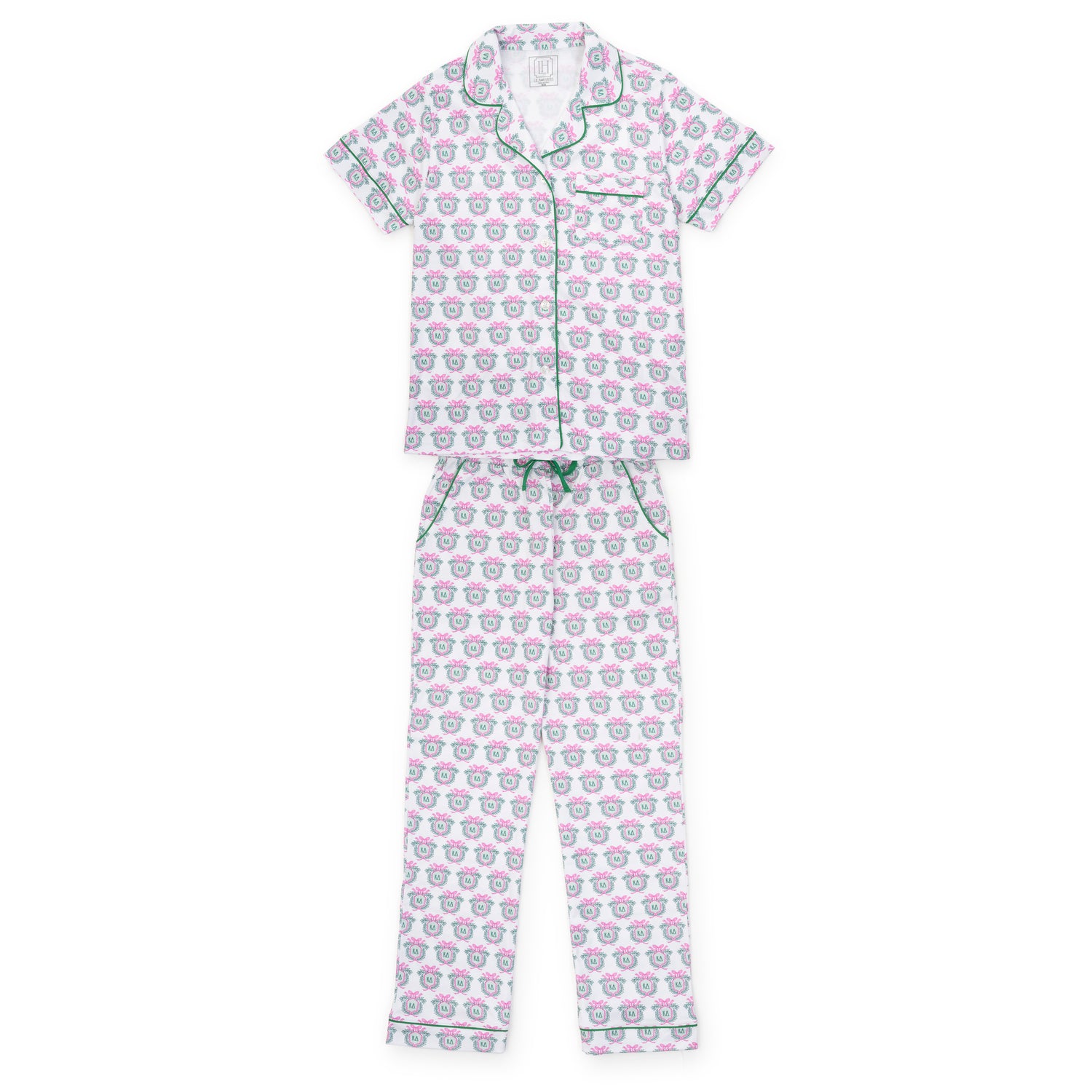 Laney Women's Pima Cotton Pajama Pant Set - Kappa Delta Crest