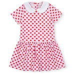 Everyday Libby Girls' Dress - Schoolhouse Apples Pink Kidswear