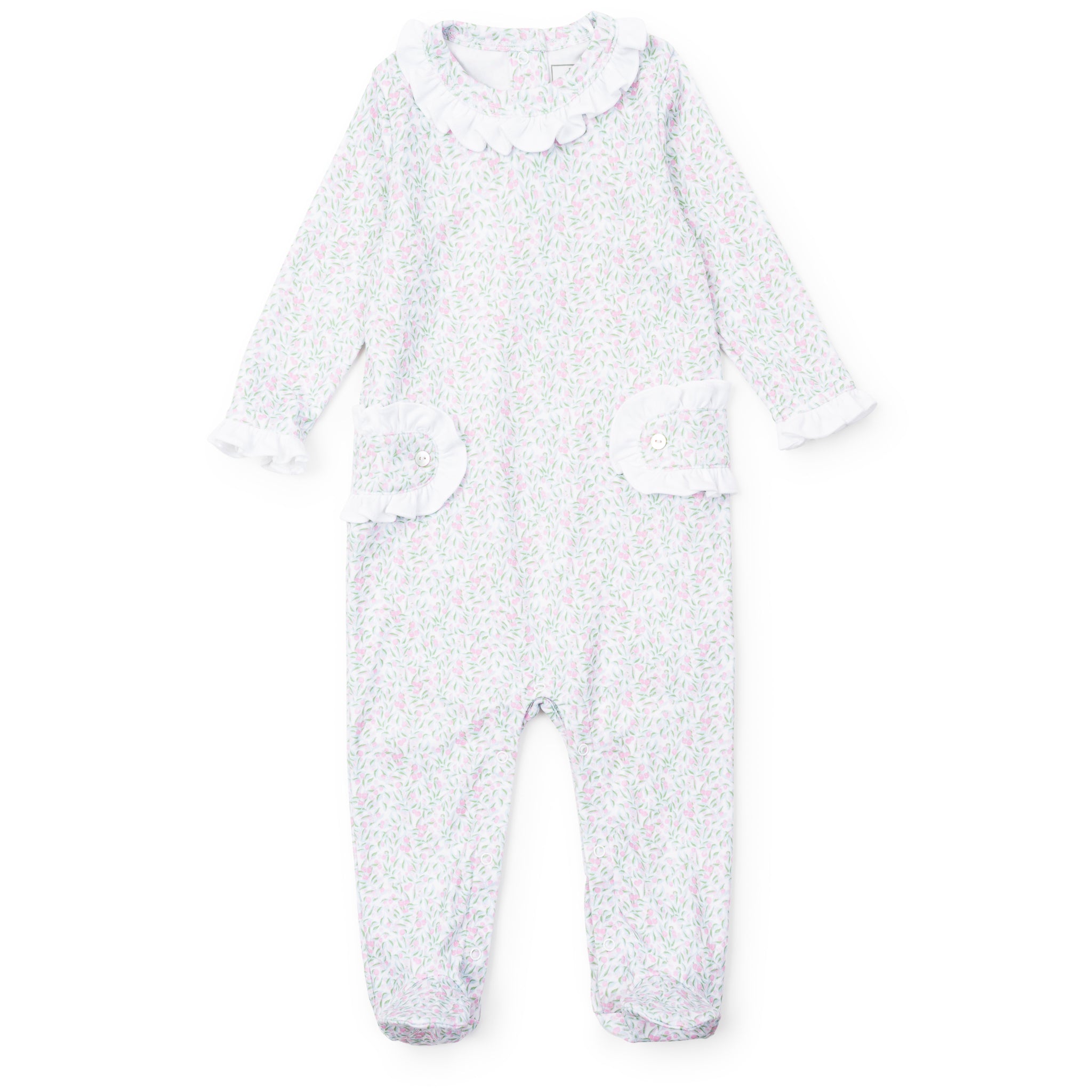 Lucy Girls' Romper - Garden Soiree