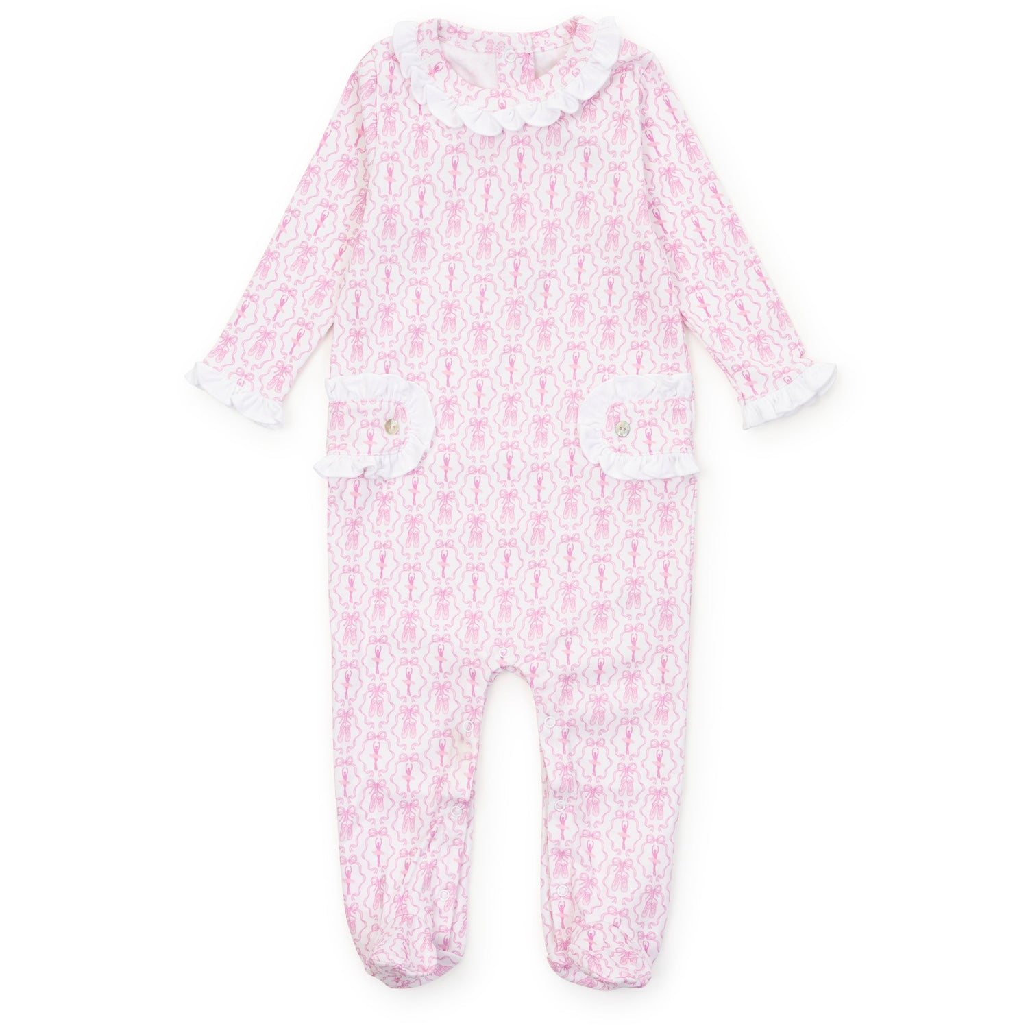 Lucy Girls' Romper - Ballet and Bows