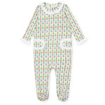 Everyday Lucy Girls' Romper - Tree Topper Bows Kidswear