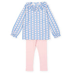Everyday Lulu Girls' Legging Set - Harvest Ribbon Floral Kidswear