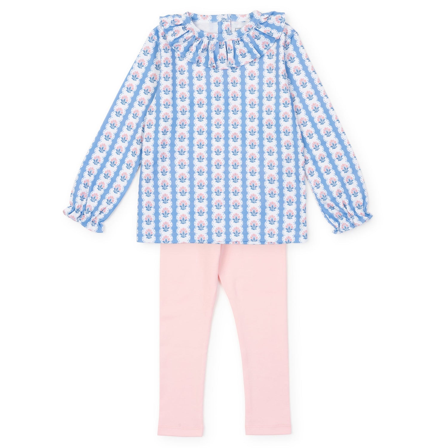 Lulu Girls' Legging Set - Harvest Ribbon Floral