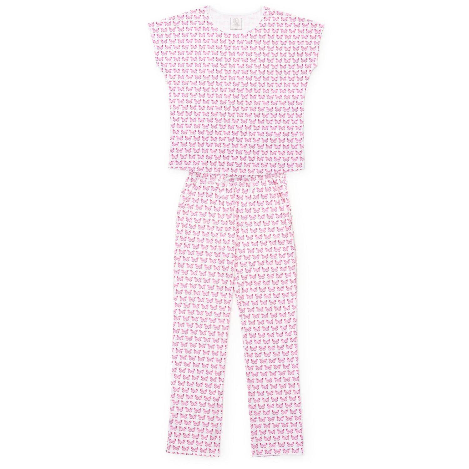 Marcia Women's Pajama Pant Set - Cartie Butterflies