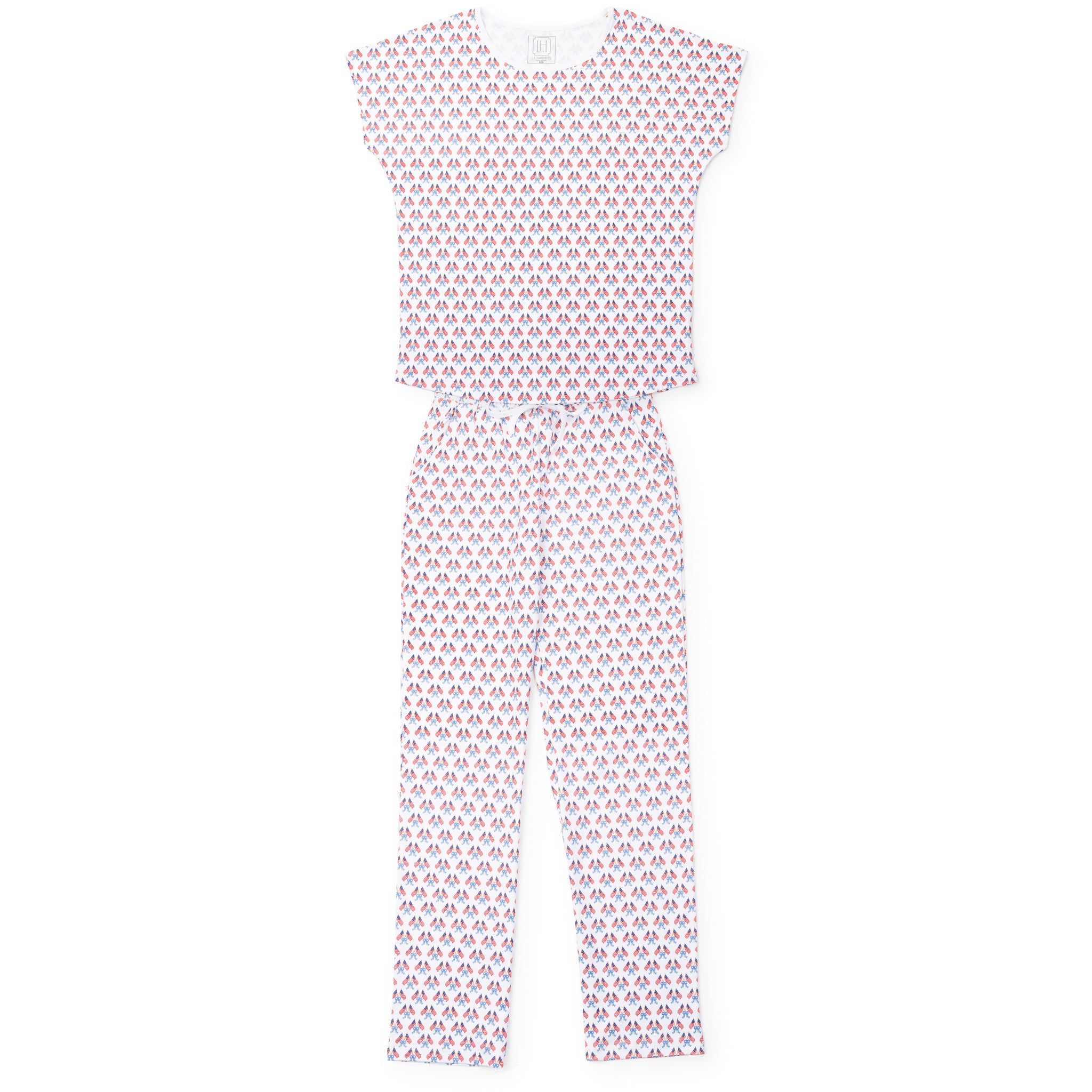 Marcia Women's Pajama Pant Set - Stars, Stripes and Bows