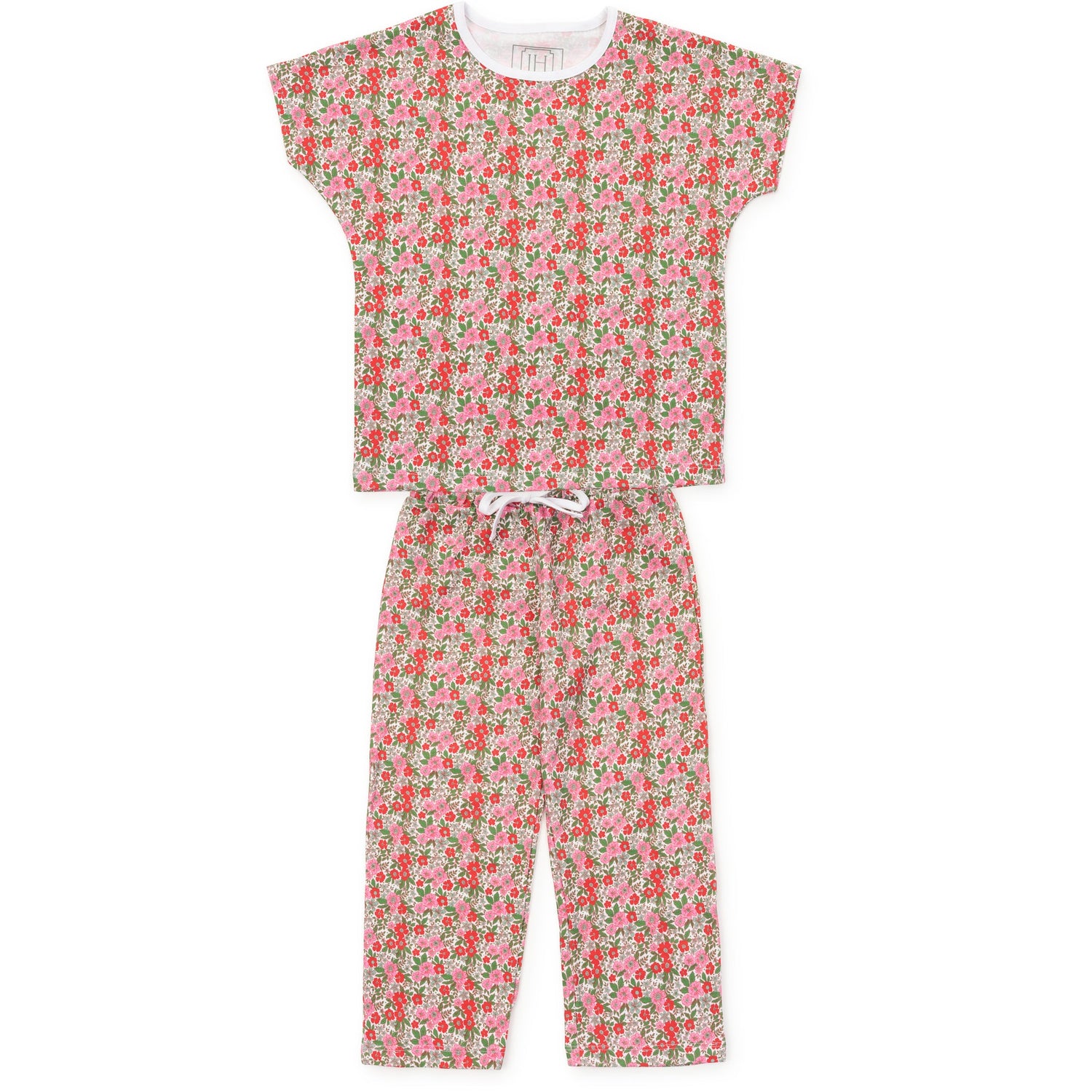 Merrick Girls' Pant Set - Floral Noel