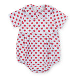 Everyday Palmer Boys' Bubble - Schoolhouse Apples Blue Kidswear