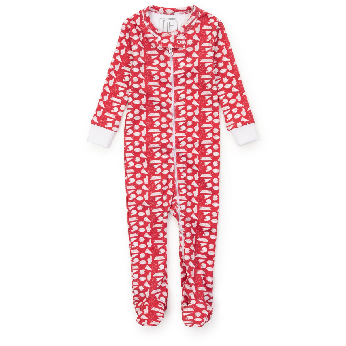 Everyday Parker Zipper Pajama - Pep Rally Red Kidswear