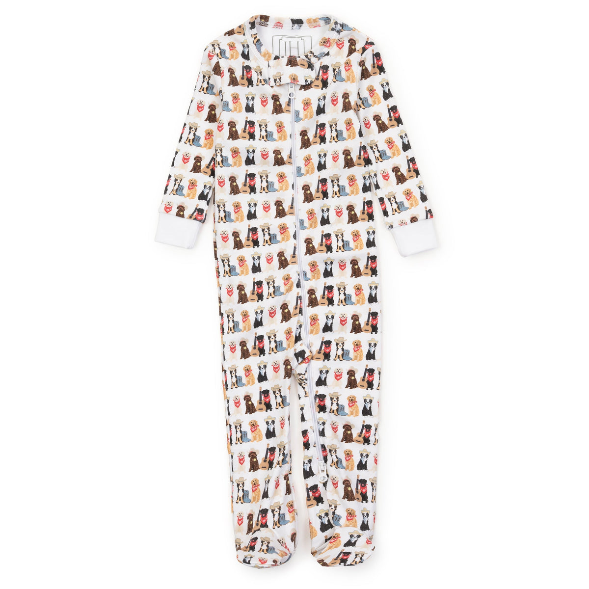 Everyday Parker Zipper Pajama - Western Pups Kidswear
