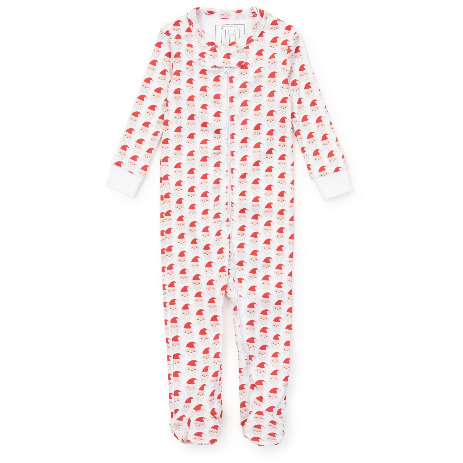 Parker Zipper Pajama - Whimsical Santa