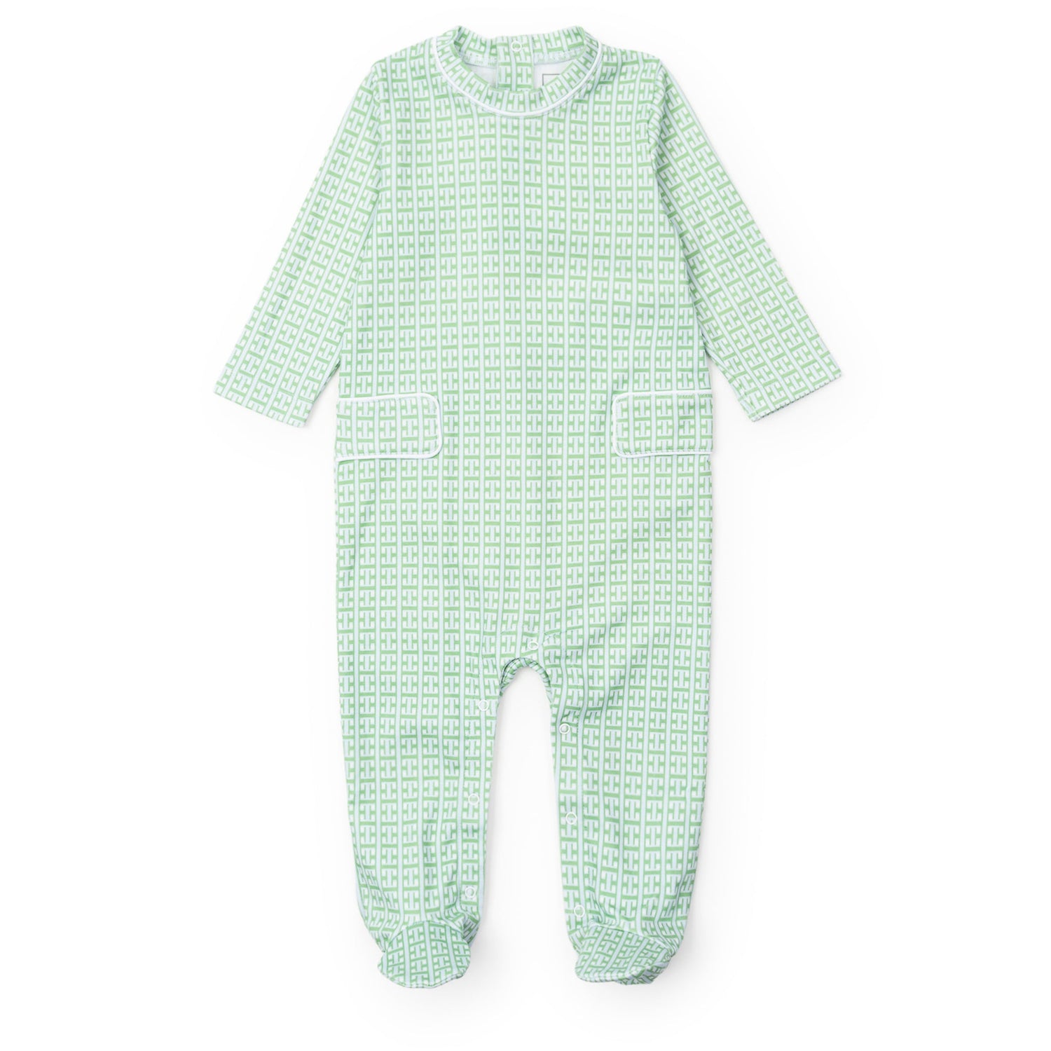 Preston Boys' Romper - Garden Trellis