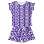 Everyday Riley Women's Pajama Short Set - Pep Rally Purple Kidswear