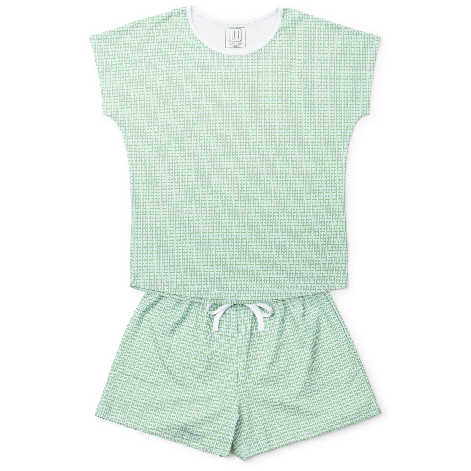 Riley Women's Pajama Short Set - Garden Trellis