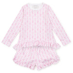 Everyday Rorie Girls' Short Set - Ballet and Bows Kidswear