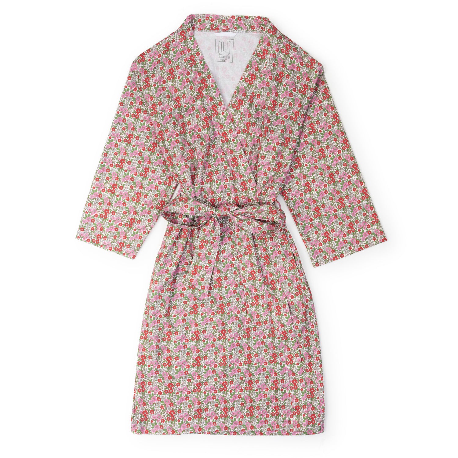 Sassy Women's Spa Wrap - Floral Noel