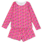 Everyday Sophie Girls' Short Set - Christmas Candy Pink Kidswear