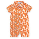 Everyday Tripp Boys' Polo Shortall - Pep Rally Orange Kidswear