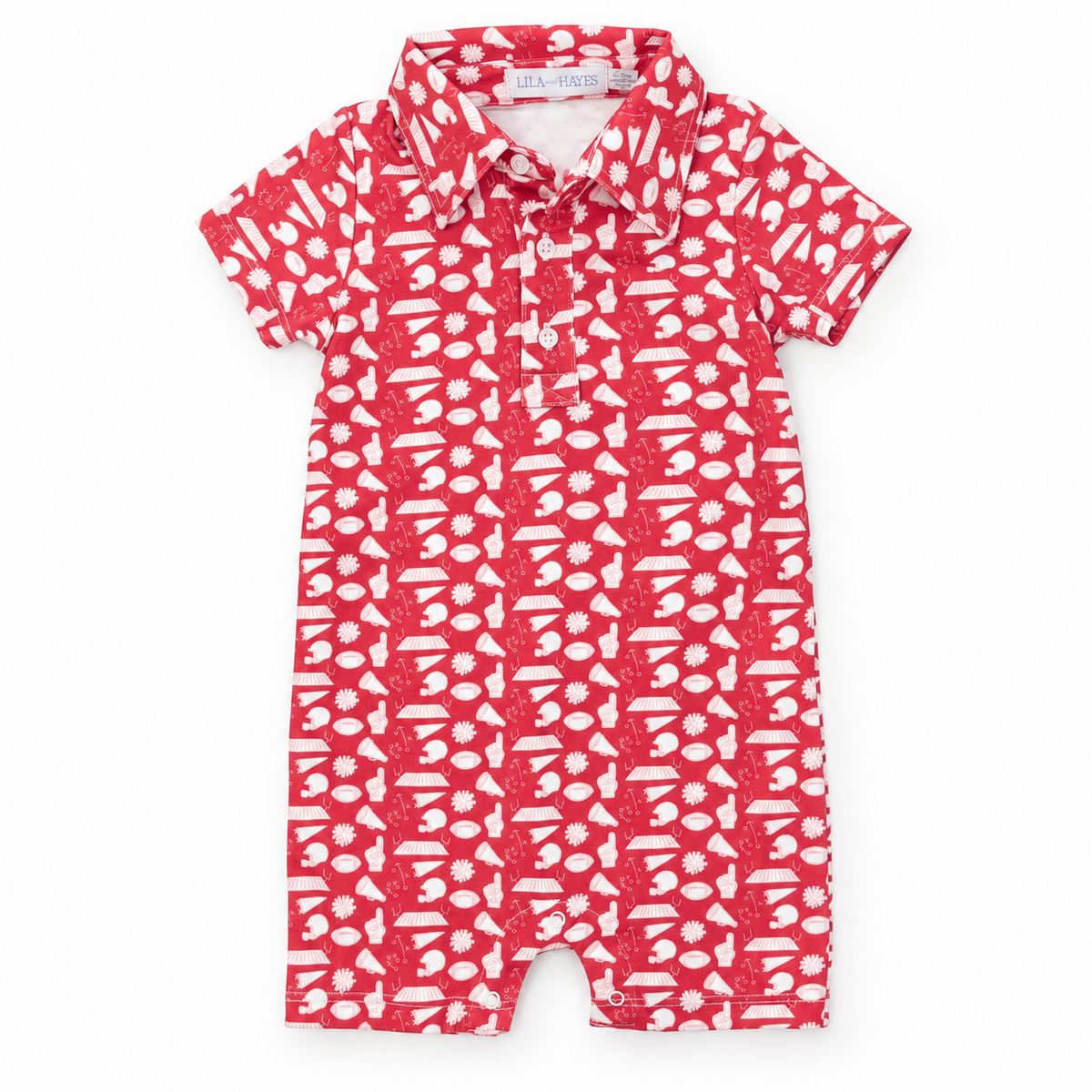 Everyday Tripp Boys' Polo Shortall - Pep Rally Red Kidswear