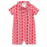 Everyday Tripp Boys' Polo Shortall - Pep Rally Red Kidswear