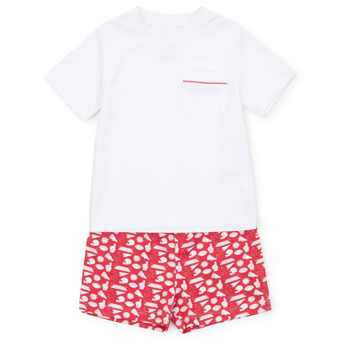 Everyday Walker Boys' Short Set - Pep Rally Red Kidswear