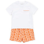 Everyday Walker Boys' Short Set - Pep Rally Orange Kidswear
