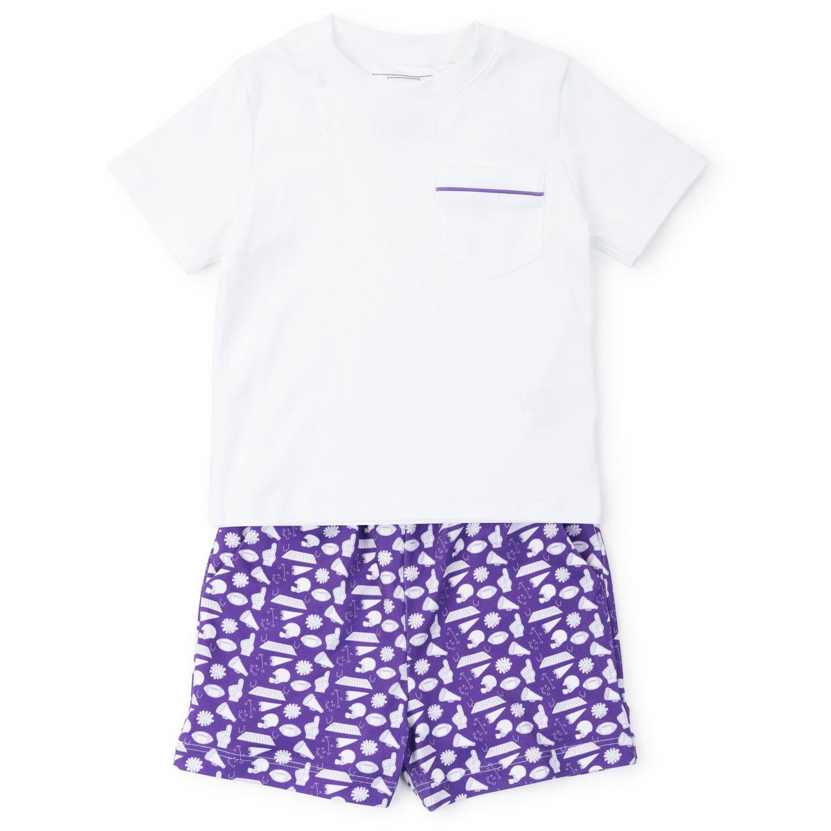 Everyday Walker Boys' Short Set - Pep Rally Purple Kidswear