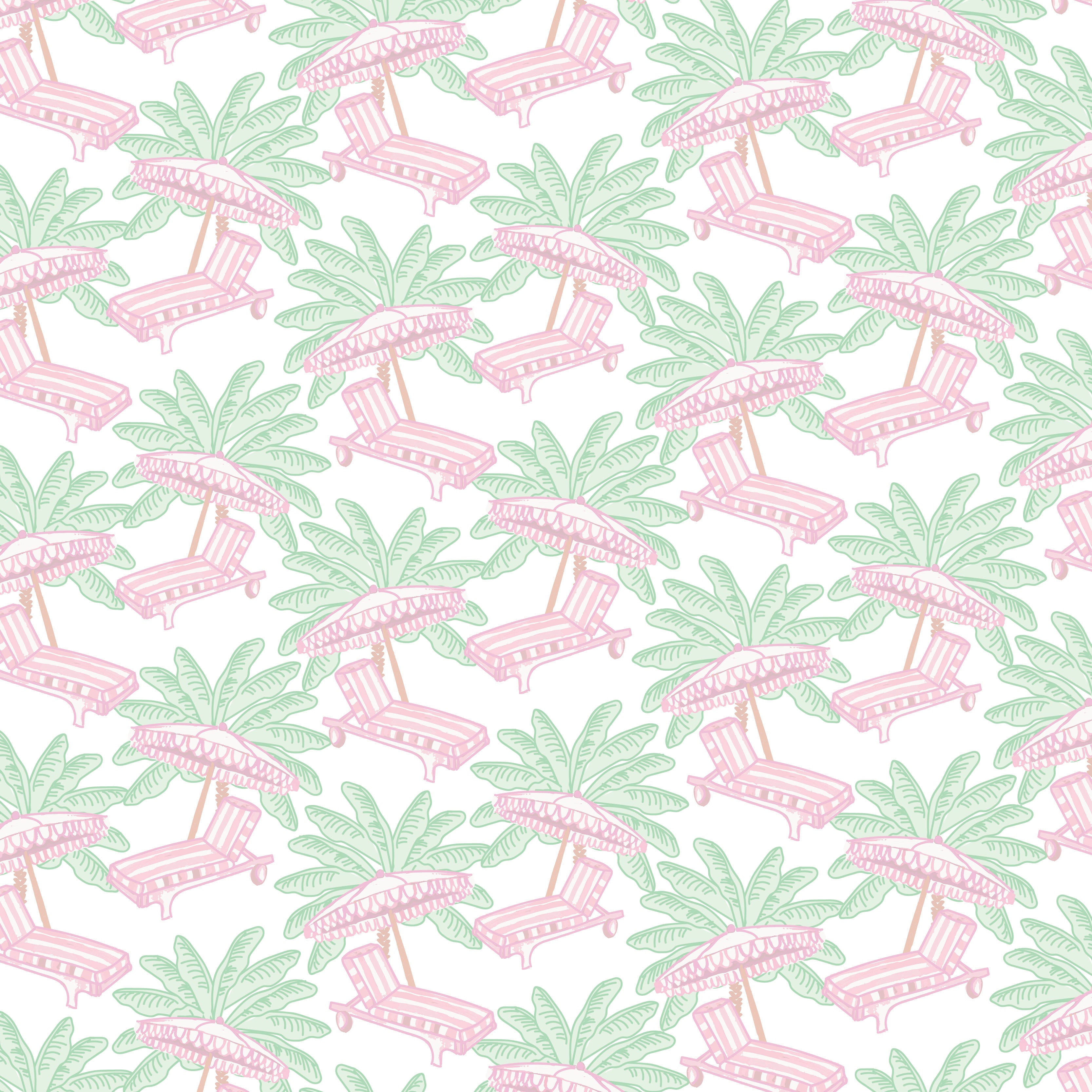 Rae Girls' Romper - Poolside Palms