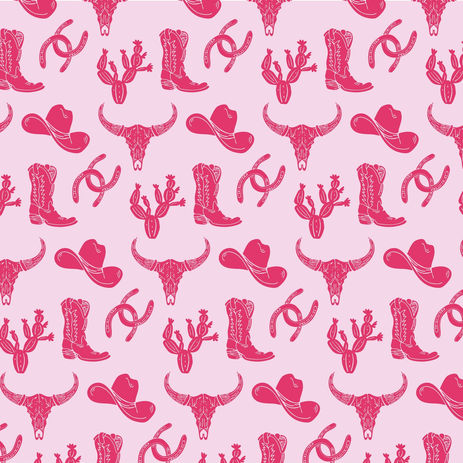 Sophie Girls' Short Set - Wild West Pink