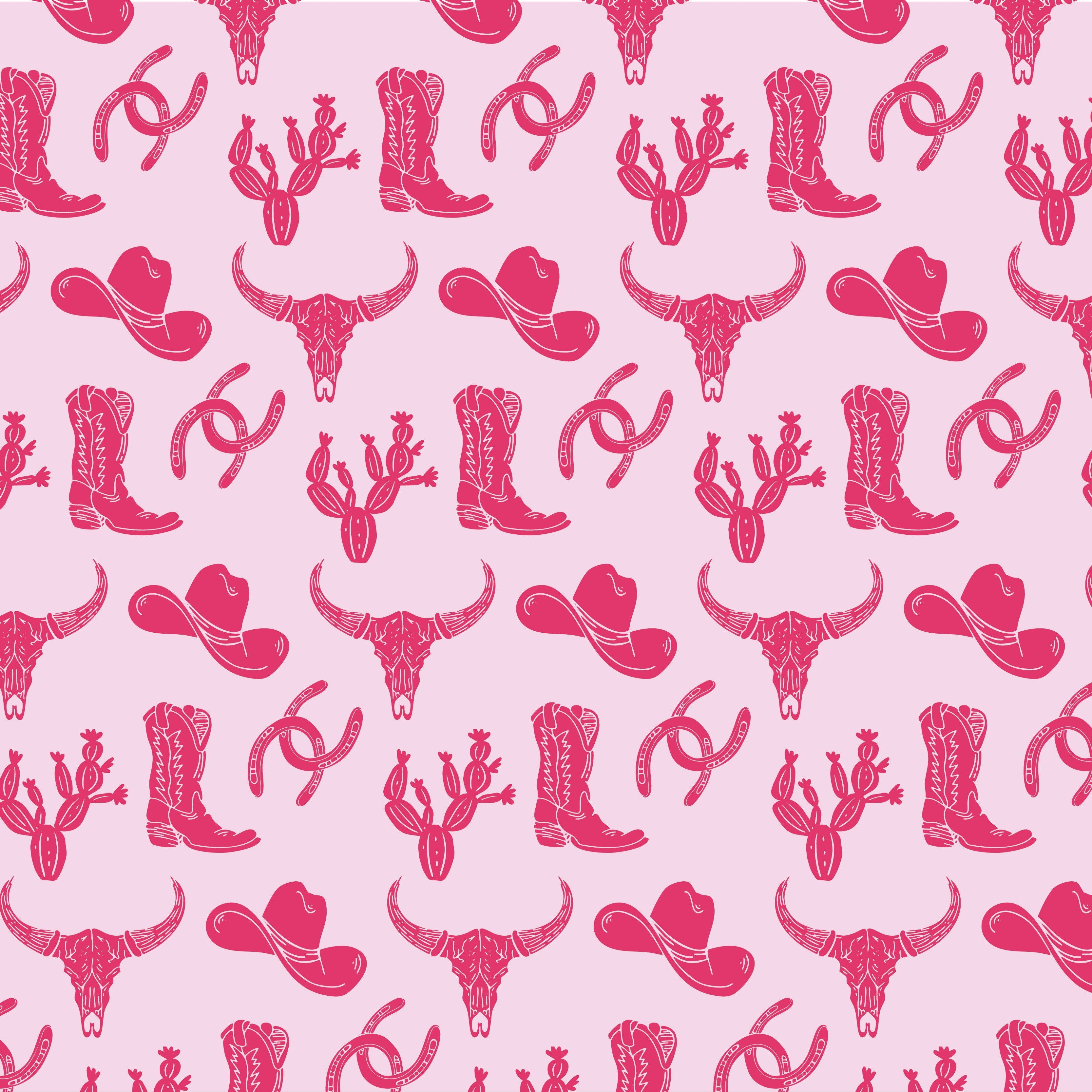 Sophie Girls' Short Set - Wild West Pink