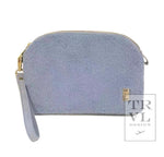 Everyday Luxe Dome Clutch Faux Fur in Dusk Blue by TRVL Design Kidswear