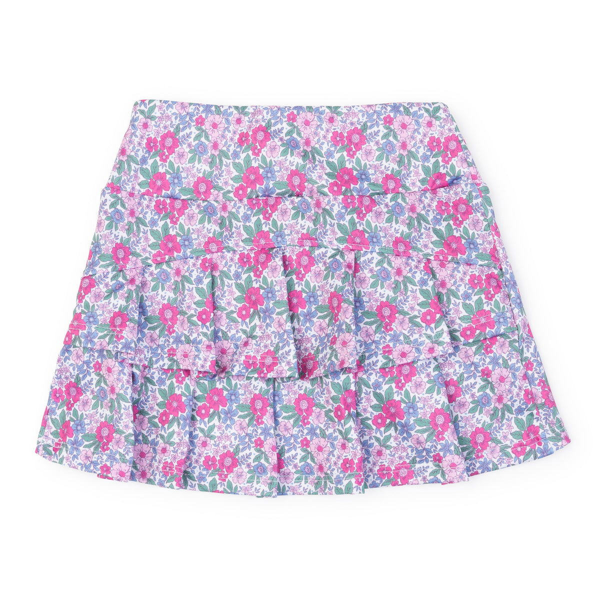 Margot Girls' Performance Skirt by LH Sport - Heirloom Floral soft cotton kids fashion wear