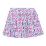 Margot Girls' Performance Skirt by LH Sport - Heirloom Floral soft cotton kids fashion wear