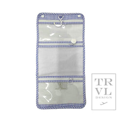 Mini Rollup Hanging Bag Gingham Lilac by TRVL Design