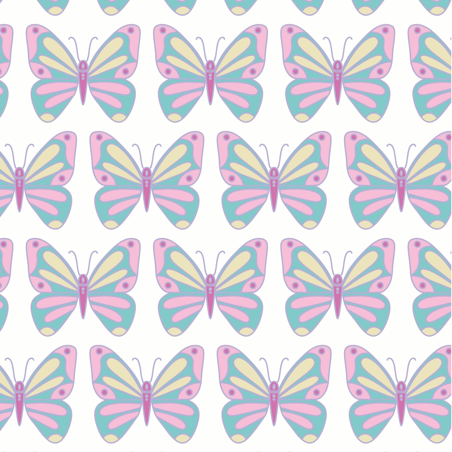 Ellie Girls' Sleeveless Performance Top by LH Sport - Peace Love Butterflies Pink Multi stylish kids outfit collection