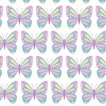 Sloane Girls' Short Sleeve Performance Top by LH Sport - Peace Love Butterflies Pink Multi stylish kids outfit collection
