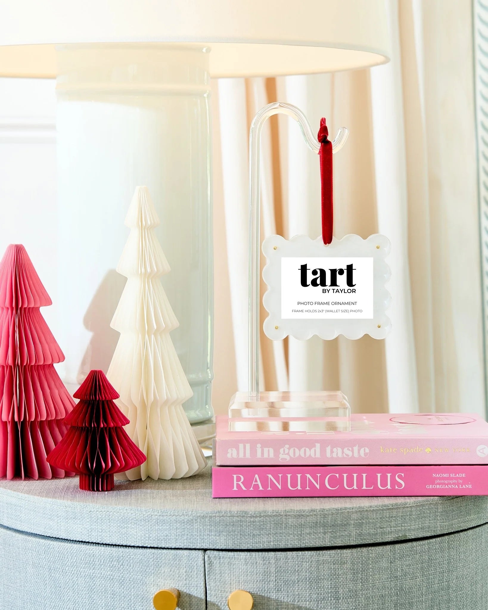 Mini Frame Ornament - Pearl